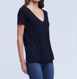 L'Agence - Daija Relaxed V-Neck Tee