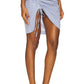 Fleur Du Mal - Poplin Drape Rouched Skirt