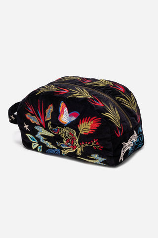 Johnny Was - Florida Cotton Velvet Makeup Bag