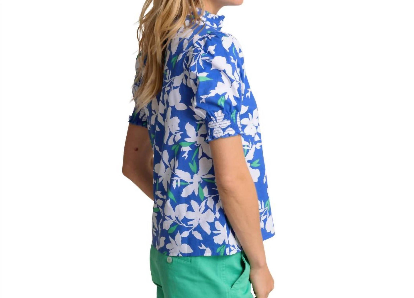 Southern Tide - Meadow Blossom Bay Printed Top