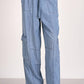 Elan - Chambray Cargo Pants