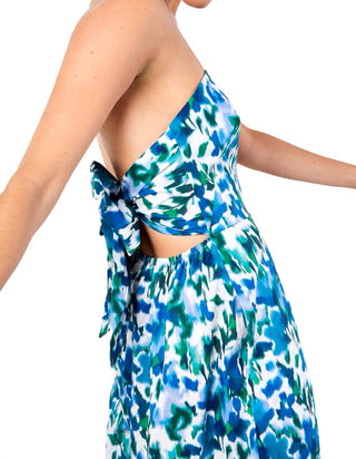 Apricot - Ikat Flora Bandeau Jumpsuit