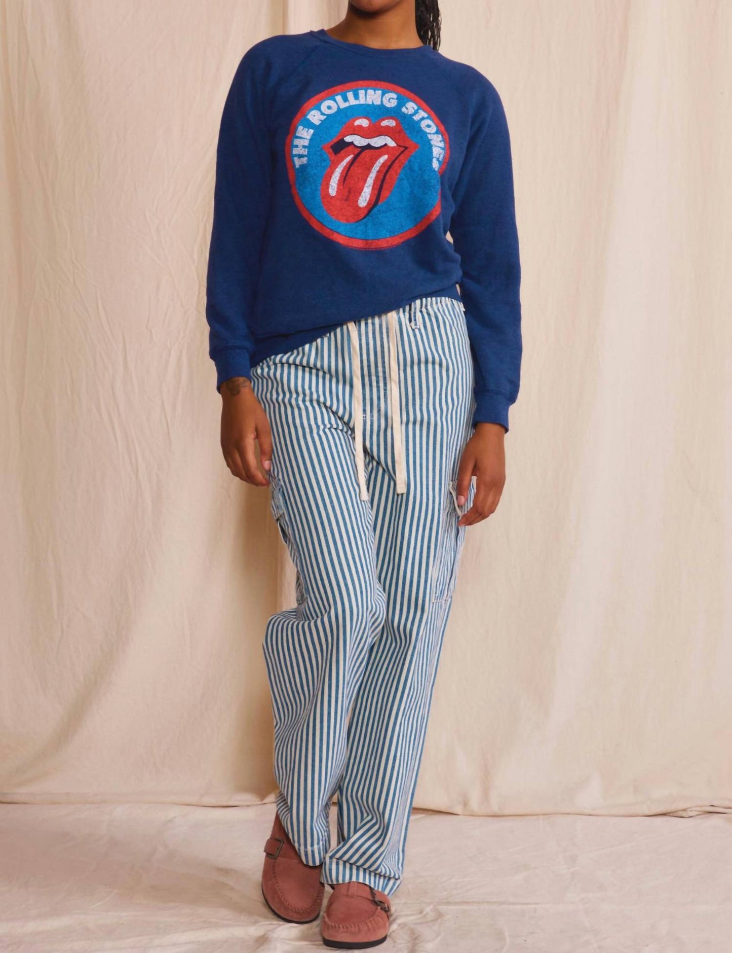 People Of Leisure - Rolling Stones Logo Sweatshirt