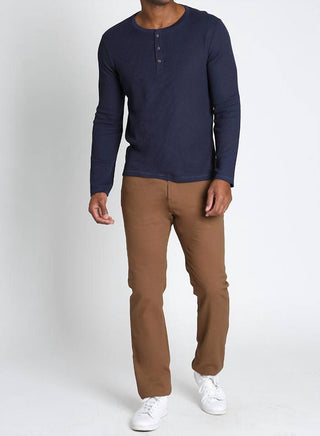 Jachs New York - Classic Waffle Henley Shirt