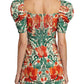 Cara Cara - Kelly Floral Puff-Sleeve Minidress