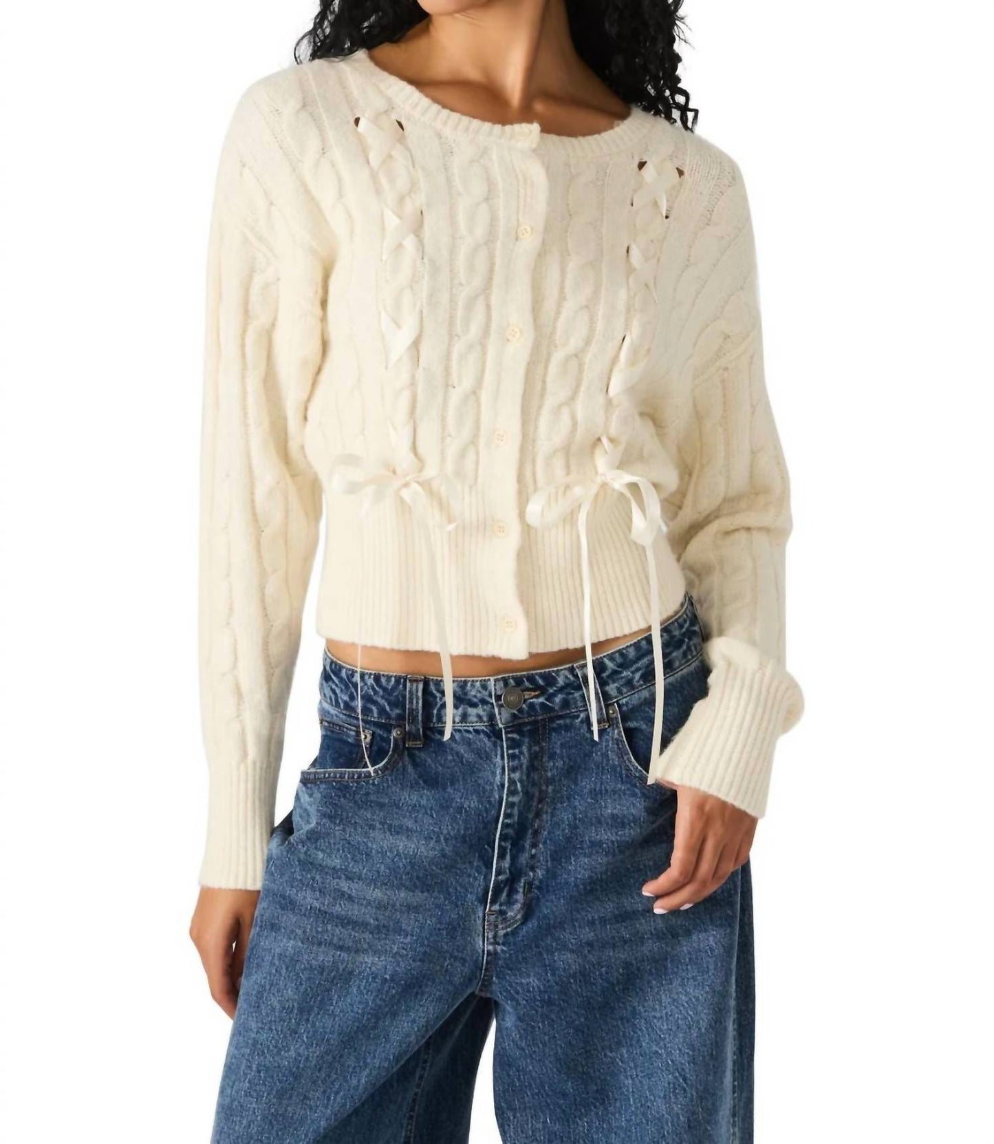 Steve Madden - Ribbon Detail Cardigan