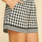 Pinch - Gingham Contrast Plaid Shorts