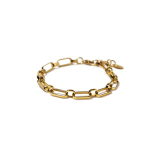 Brenda Grands - Women's Oval Links Bracelet