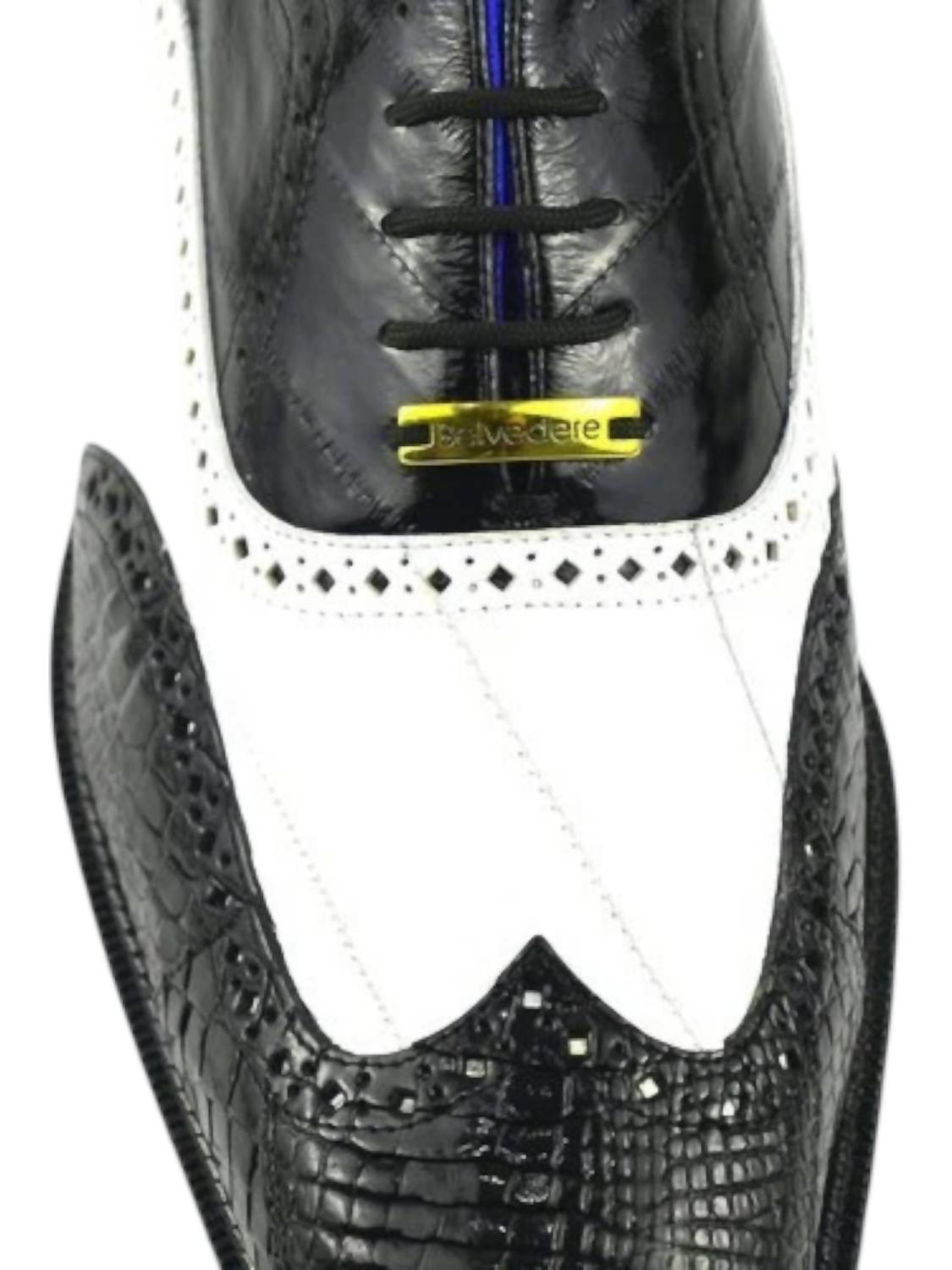Belvedere - Men's Varo Alligator And Eel Oxford Shoes