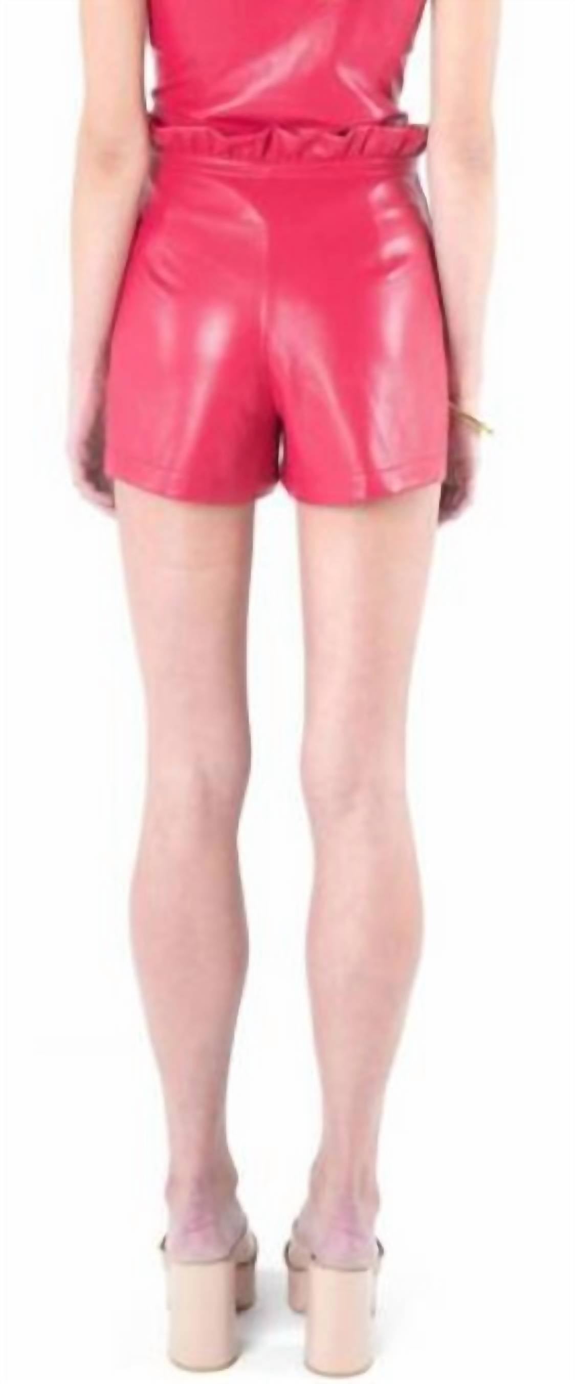 Emily Mccarthy - Rose Red Ruffle Short