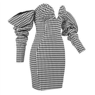 Porshia By Porshia Banks - Privilege Houndstooth Dress