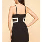 Baby Pink - Color Block Mini Dress