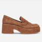 Dolce Vita - Yanni Suede Chestnut Loafers