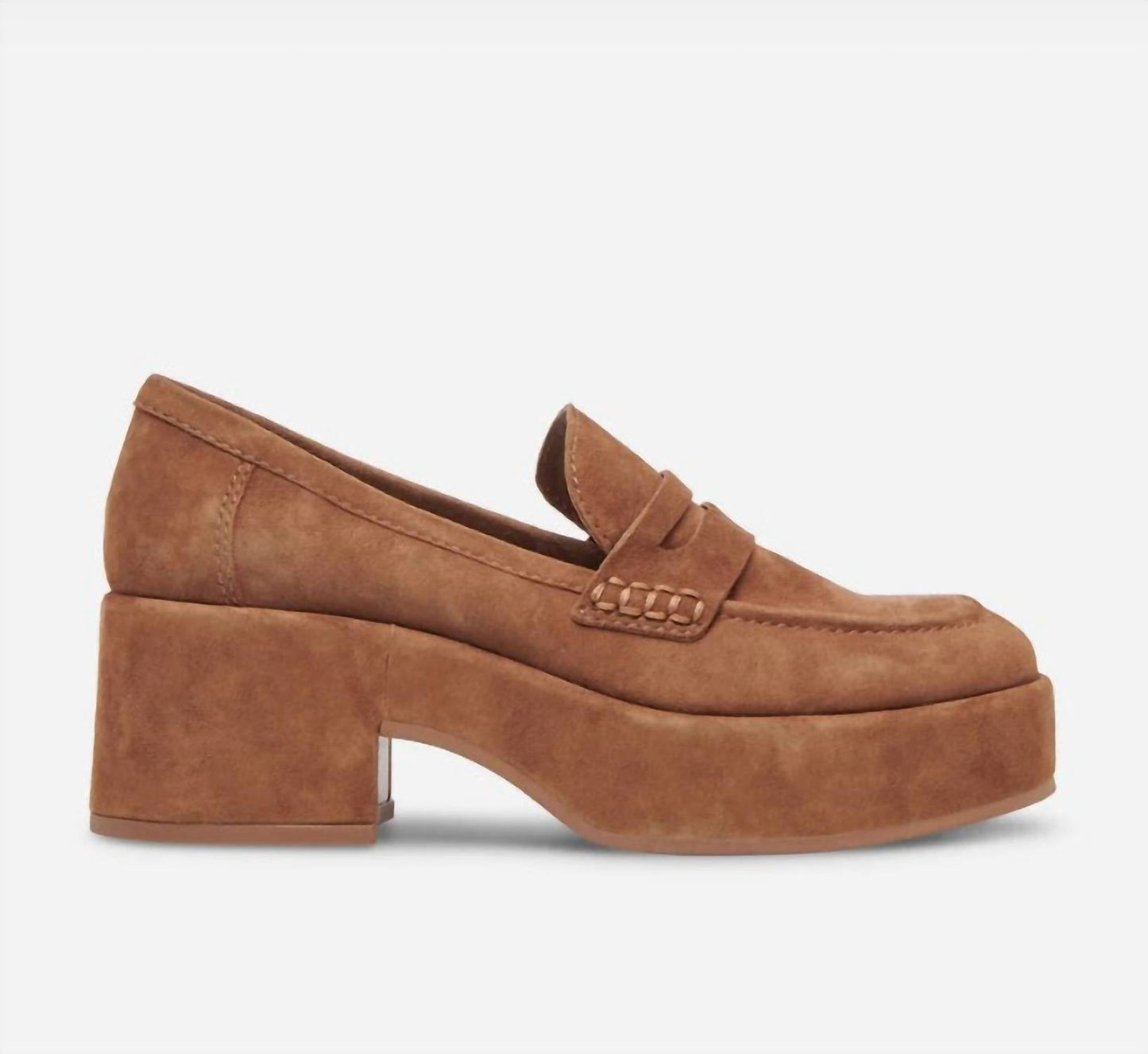 Dolce Vita - Yanni Suede Chestnut Loafers