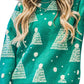 A Thousand Words - Holiday Tree Print Pompom Sweater