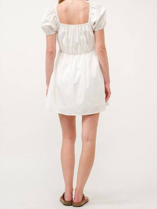 Aiblee - Graceful Perfection Poplin Babydoll Mini dress