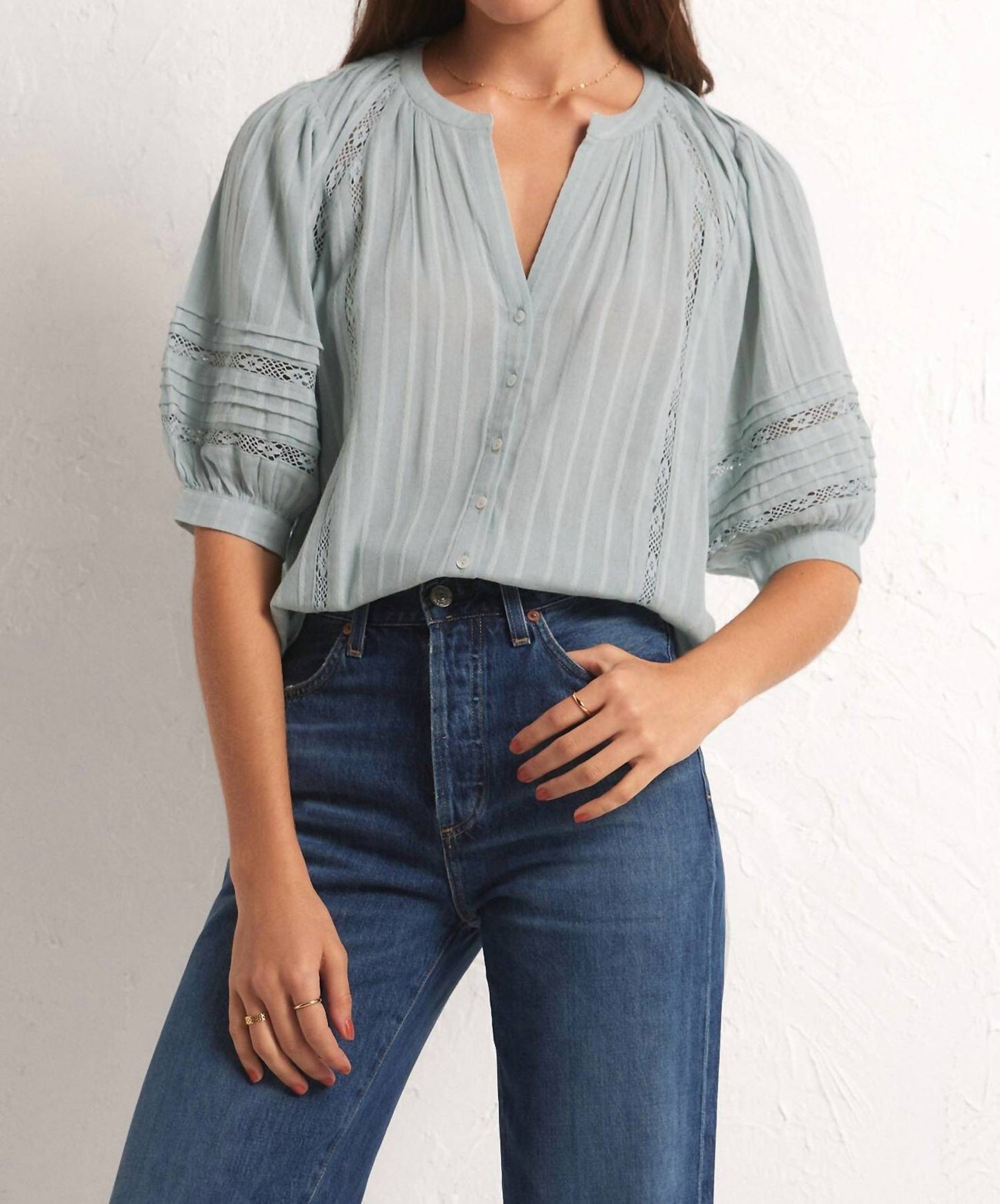 Z Supply - Elliot Lace Inset Top