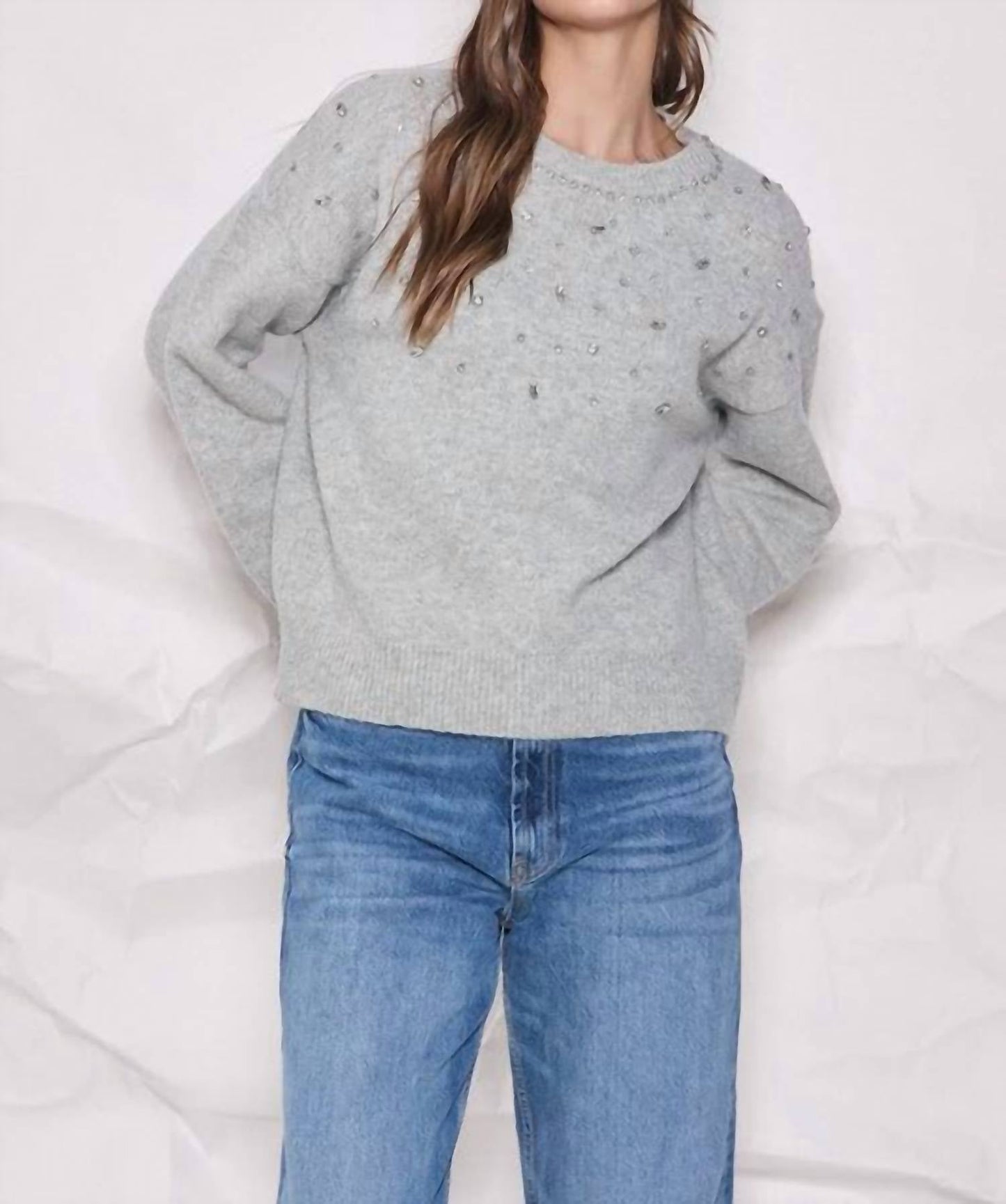 Able - Rhinestone Sweater