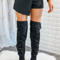 Surelymine - Unmatchable Pointy Slouchy Knee And Thigh High Boots