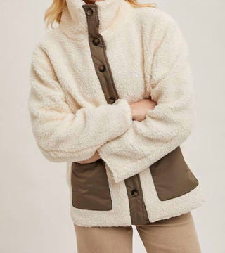 Bluivy - Button Down Fleece Jacket