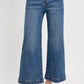 Risen - High Waist Wide Leg Front Yoke Jeans