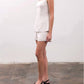 Moon River - Elastic High-waist Linen Shorts