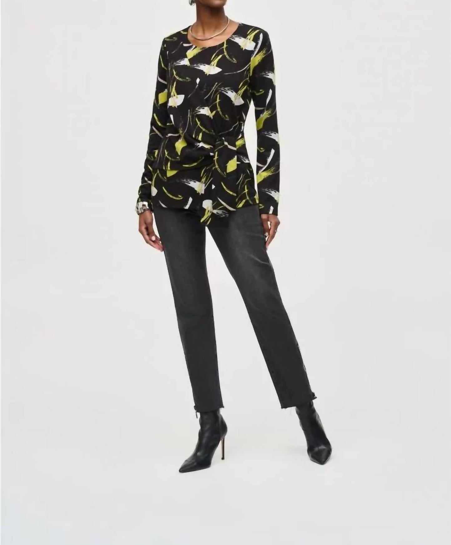 Joseph Ribkoff - Abstract Print Top