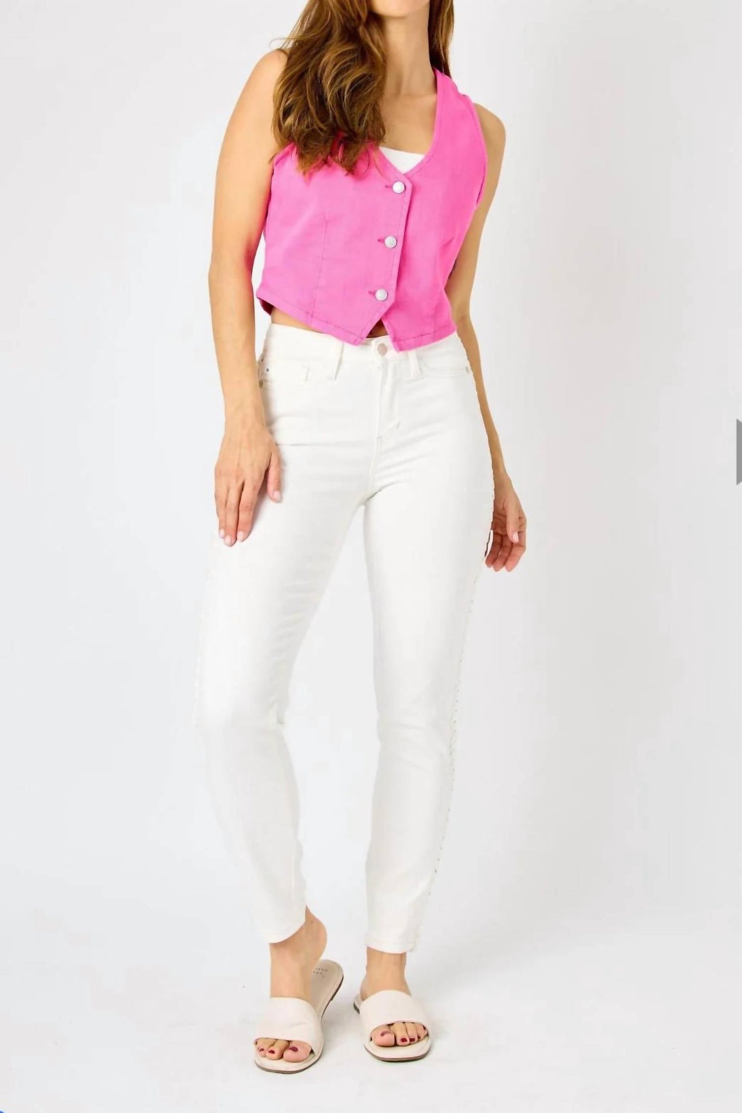 Judy Blue - Braided Side Jeans