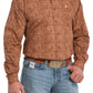 Cinch - Men's Rust Paisley Long Sleeve Shirt