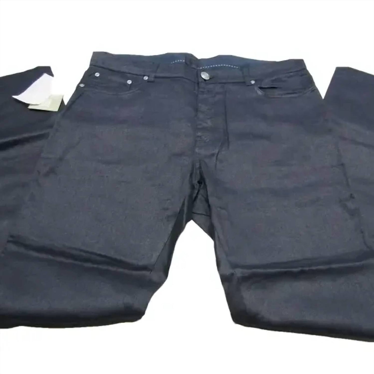 120% Lino - Men's 5 Pocket Zip Fly Linen Blend Slim Fit Pant