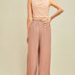Entro - Solid Slit Maxi Pants