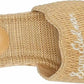 Sam Edelman - Women's Camila Raffia Squared Open Toe Slip On Wedge Heeled Sandals