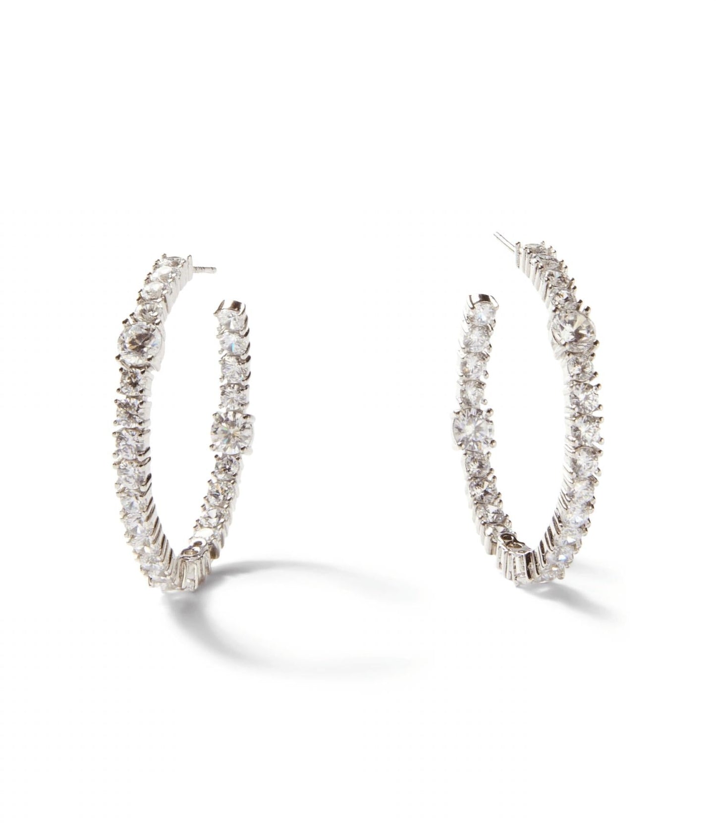 Native Gem - Women's Sparkling Hoop Earrings