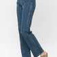 Judy Blue - High Elastic Waist Vintage Straight Leg Jeans