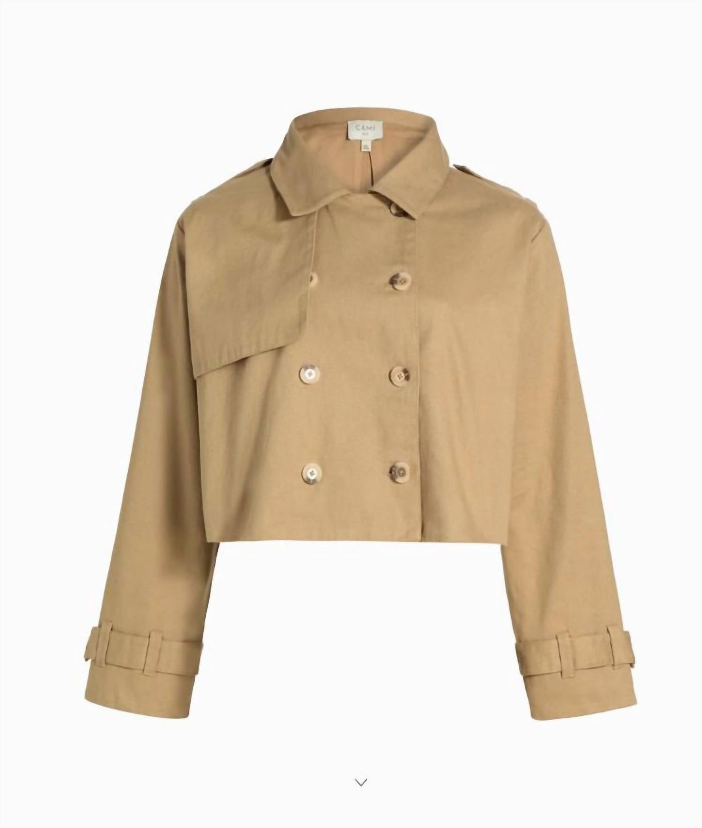 Cami Nyc - Evans Cropped Trench Coat Jacket