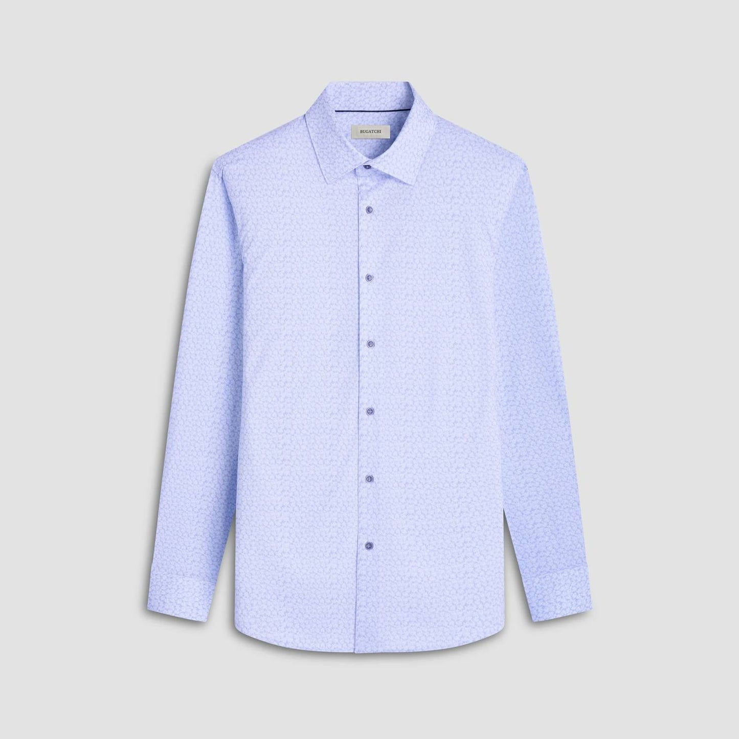 Bugatchi Uomo - James Leaf Print Ooohcotton Shirt