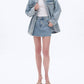 Bayeas - Dolly Rhinestone Denim Skirt