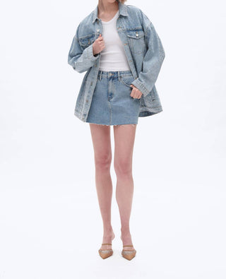 Bayeas - Dolly Rhinestone Denim Skirt