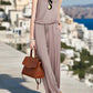 12Pm By Mon Ami - Soft Solid Jumpsuit