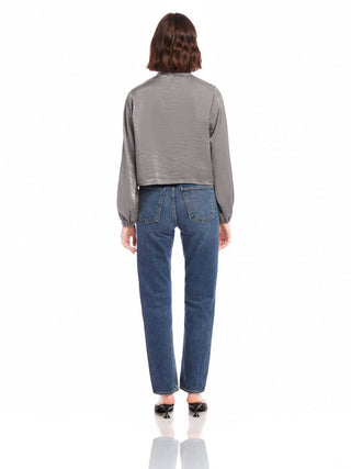 Fifteen Twenty - Scarlet Tie-Front Top