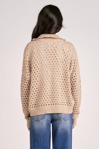 Elan - Arabella Half Zip Sweater