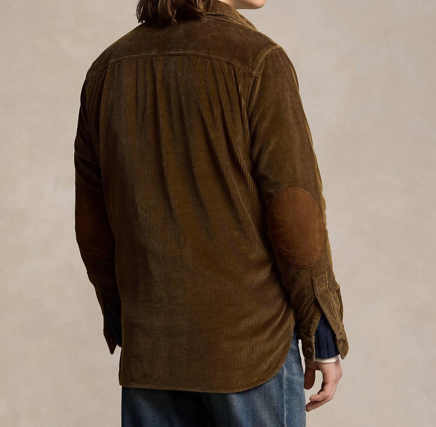 Polo Ralph Lauren - Classic Fit Suede-Patch Corduroy Shirt