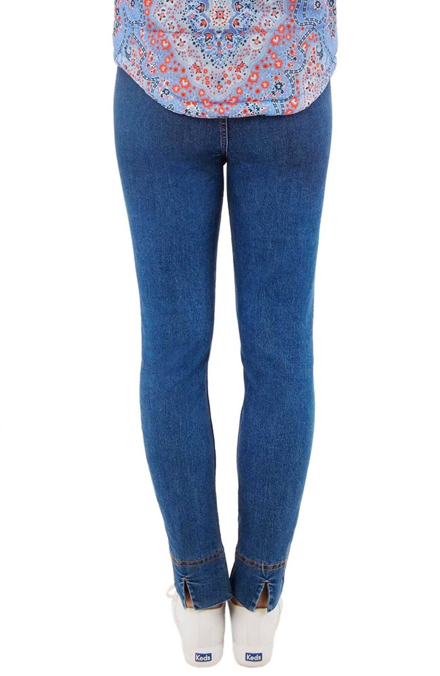 Gretchen Scott - Gripeless Denim Pull On Pant