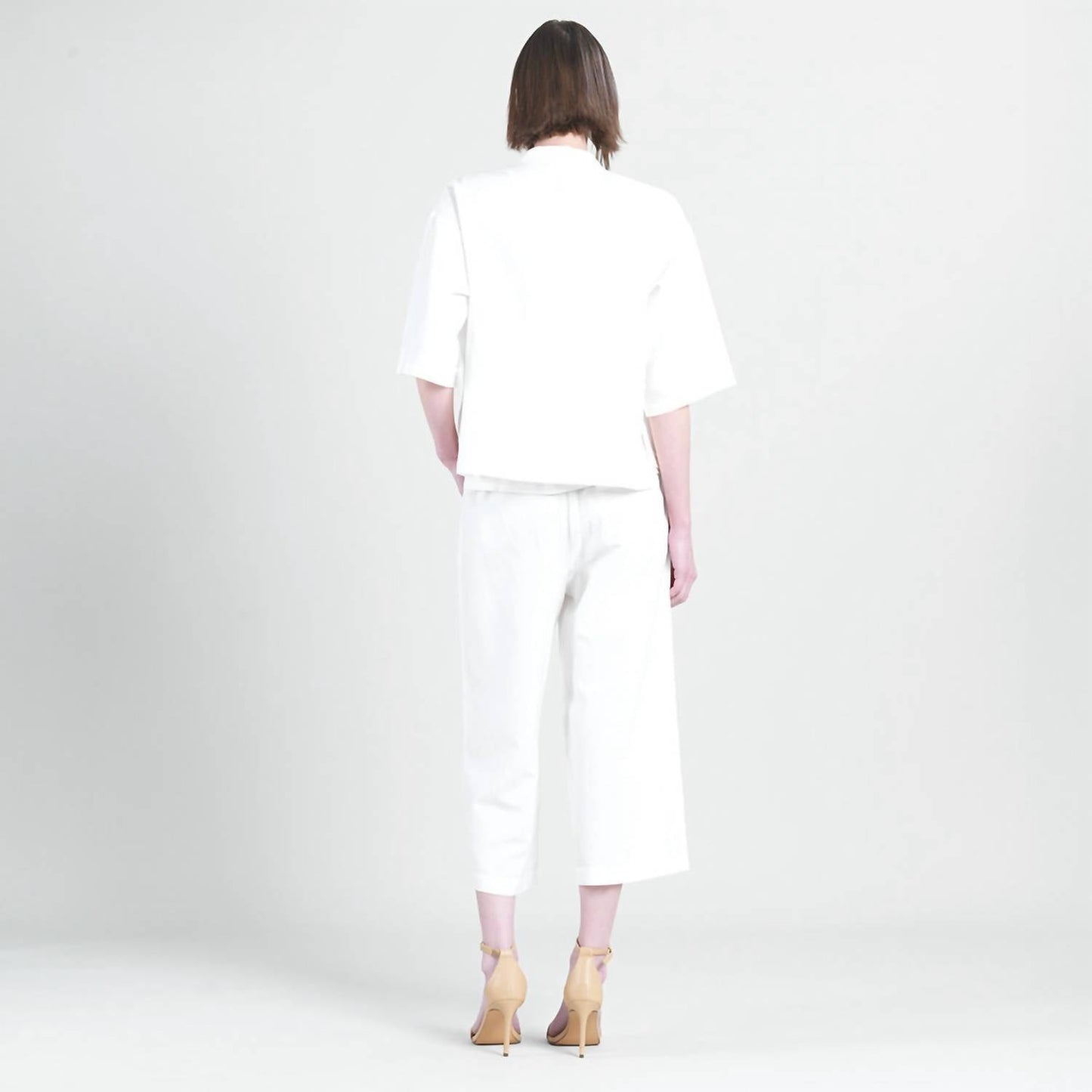 Clara Sunwoo - Linen Knit - Hi-Low Pocket Cardigan Jacket
