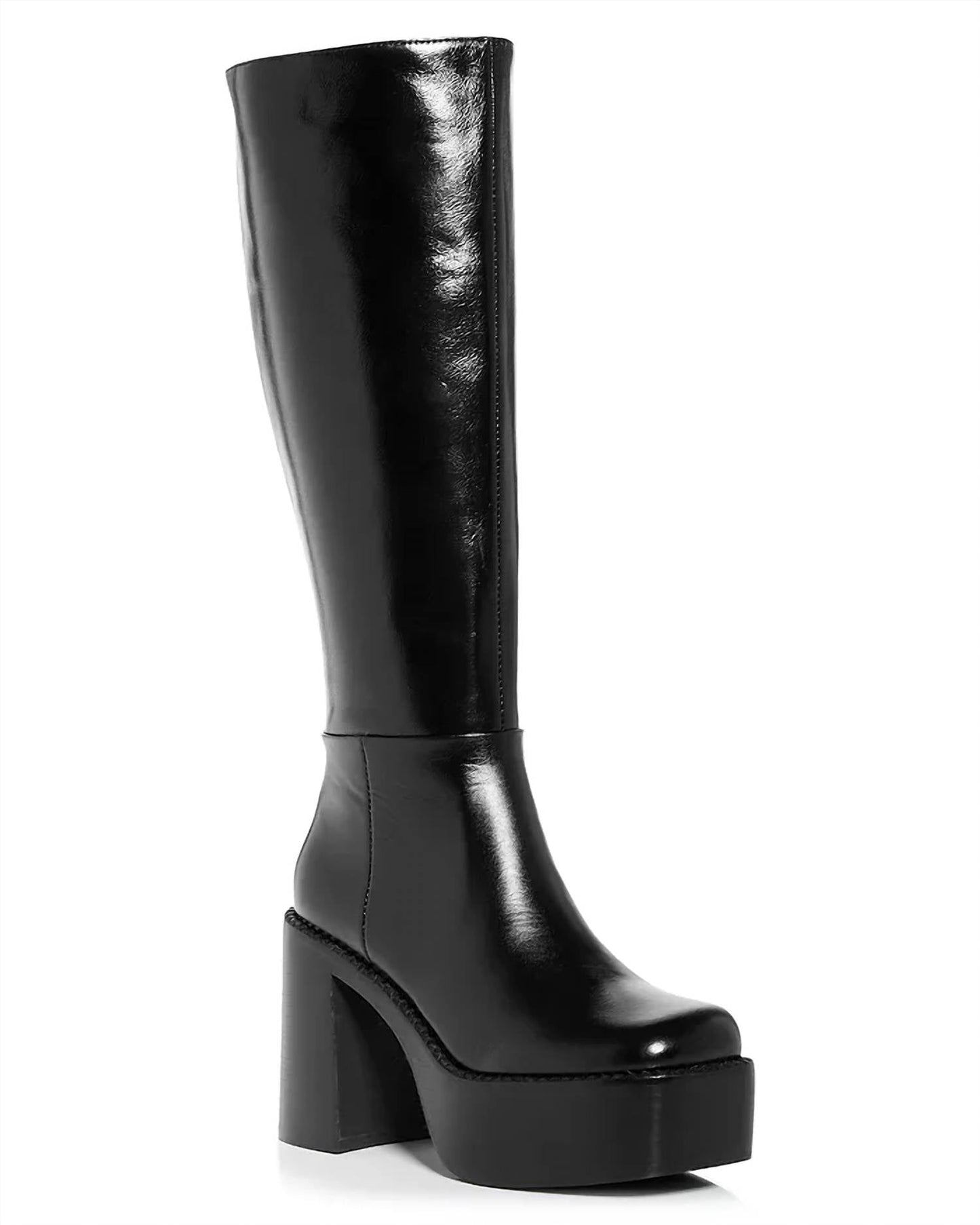 Jeffrey Campbell - Women's The Band - Knee High Square Toe Platform Boot