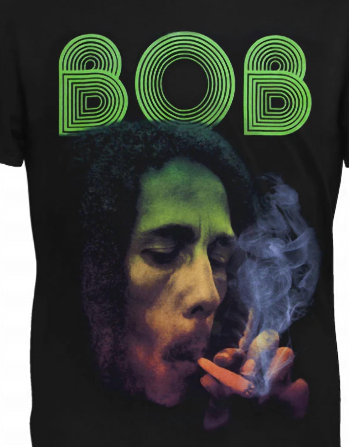 Bob Marley - Men's Smoke Gradient T-shirt