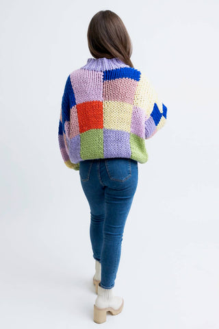 Karlie - Piper Crochet Colorblock Sweater