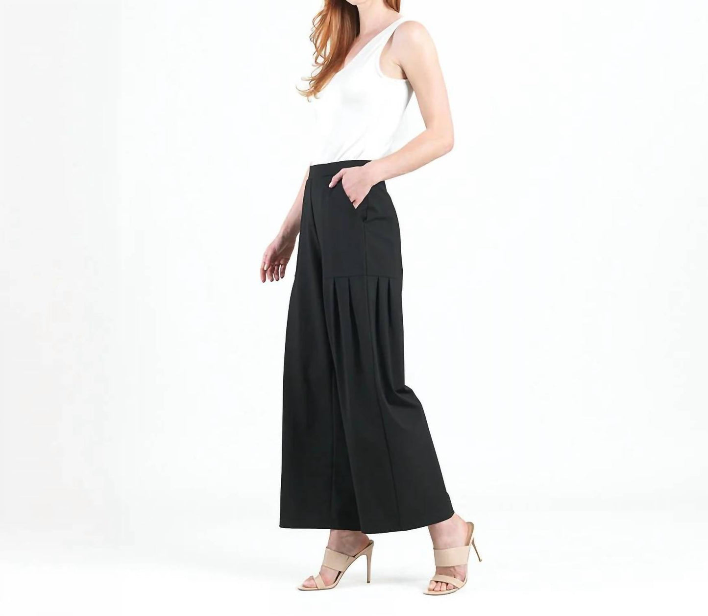 Clara Sunwoo - Pleated Gaucho Pocket Pant