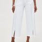 Joseph Ribkoff - Embellished Frayed Hem Culotte Jeans