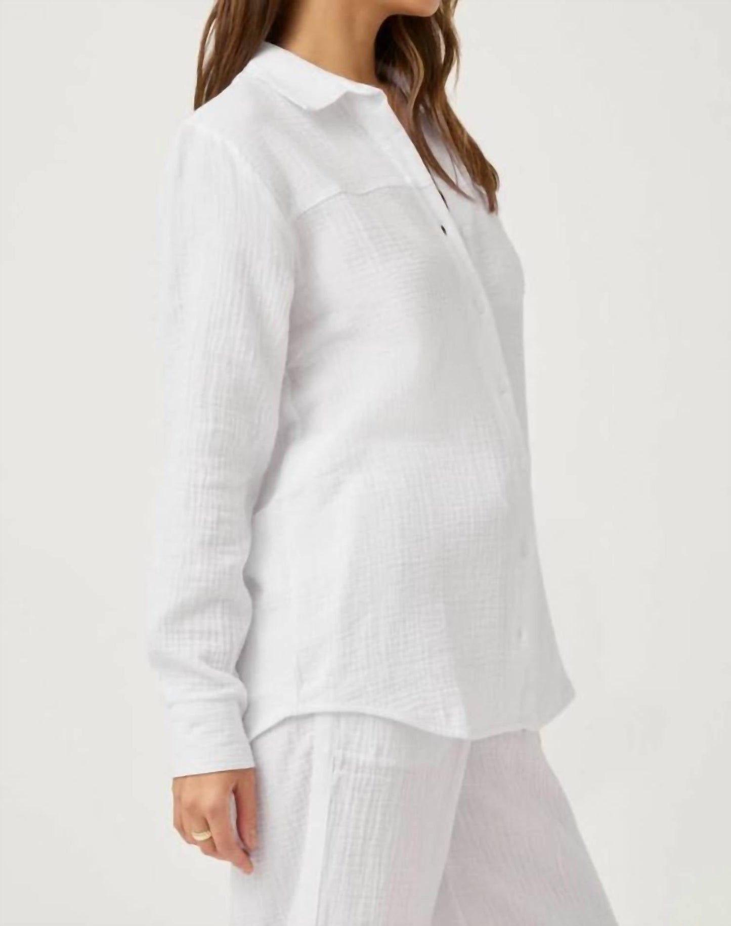 Splendid - Knit Gauze Button Shirt
